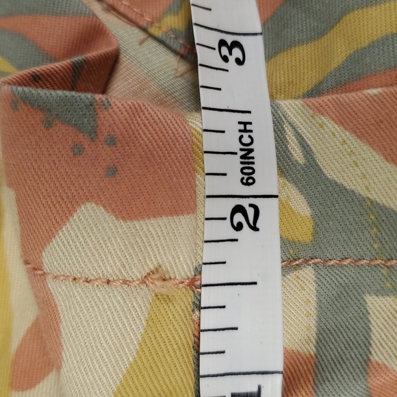 Cynthia Rowley Tropical Floral Retro Print Lyocell Shorts 10 - Picture 8 of 8